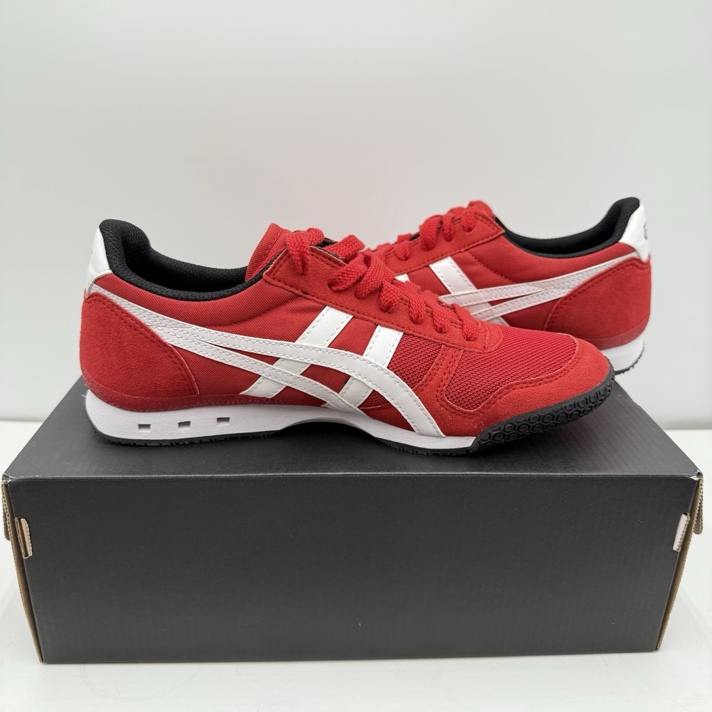 ASICS Onitsuka Tiger Ultimate 81 Red /White Women Sz 8 Sneakers Shoes New In Box - Picture 6 of 13